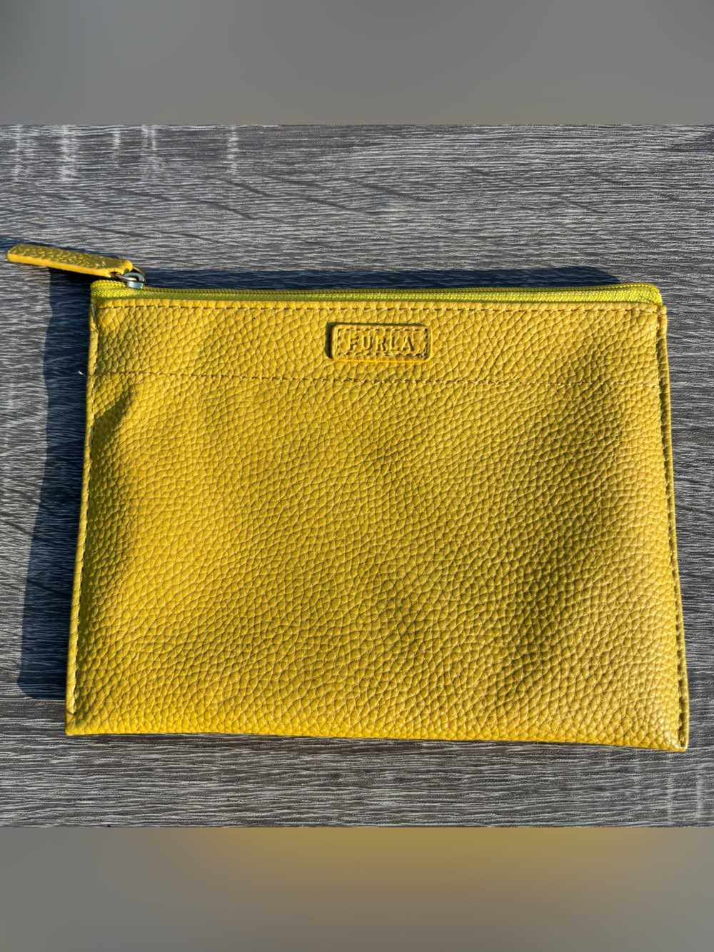 Furla X Eva Air Pebbled Leather Pouch